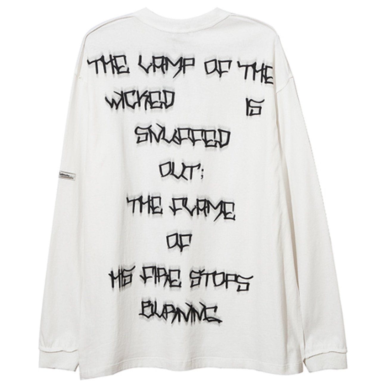 Portrait Letters Graffiti Long Sleeves