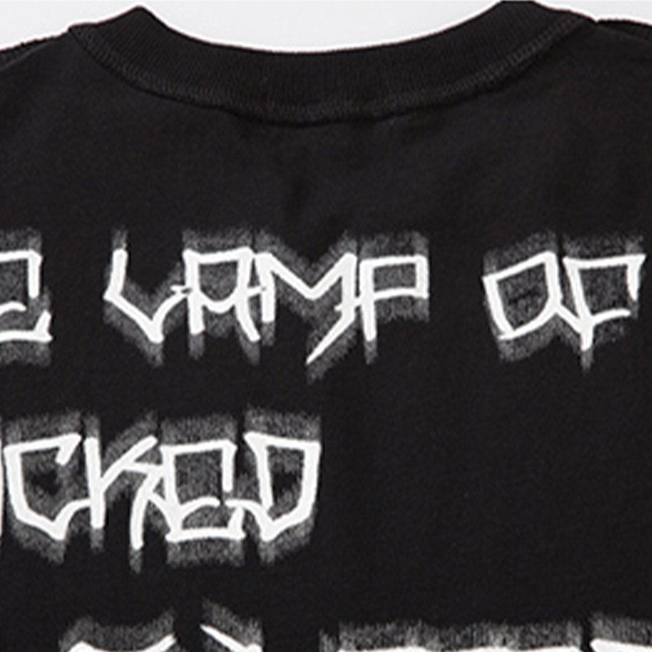 Portrait Letters Graffiti Long Sleeves