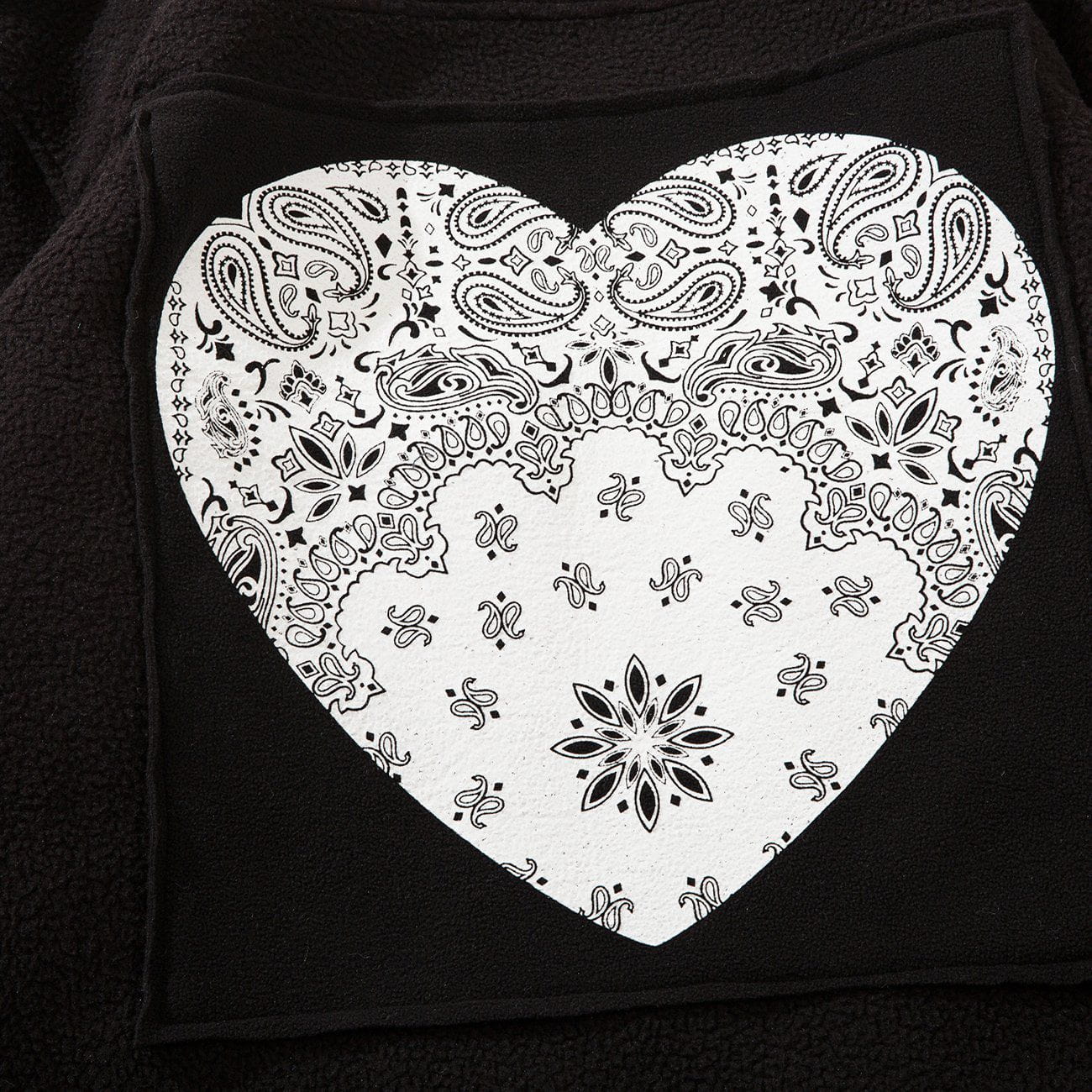 Print Pattern Sherpa Winter Coat