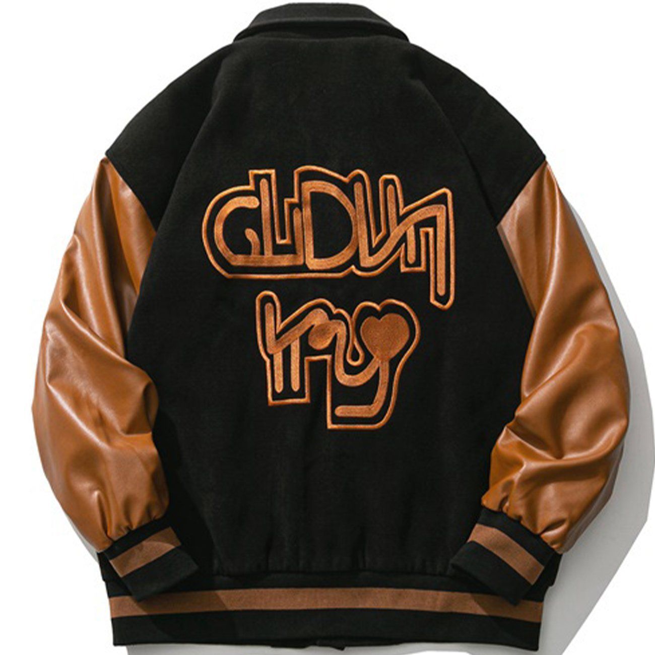 Print Stitching Winter Coat