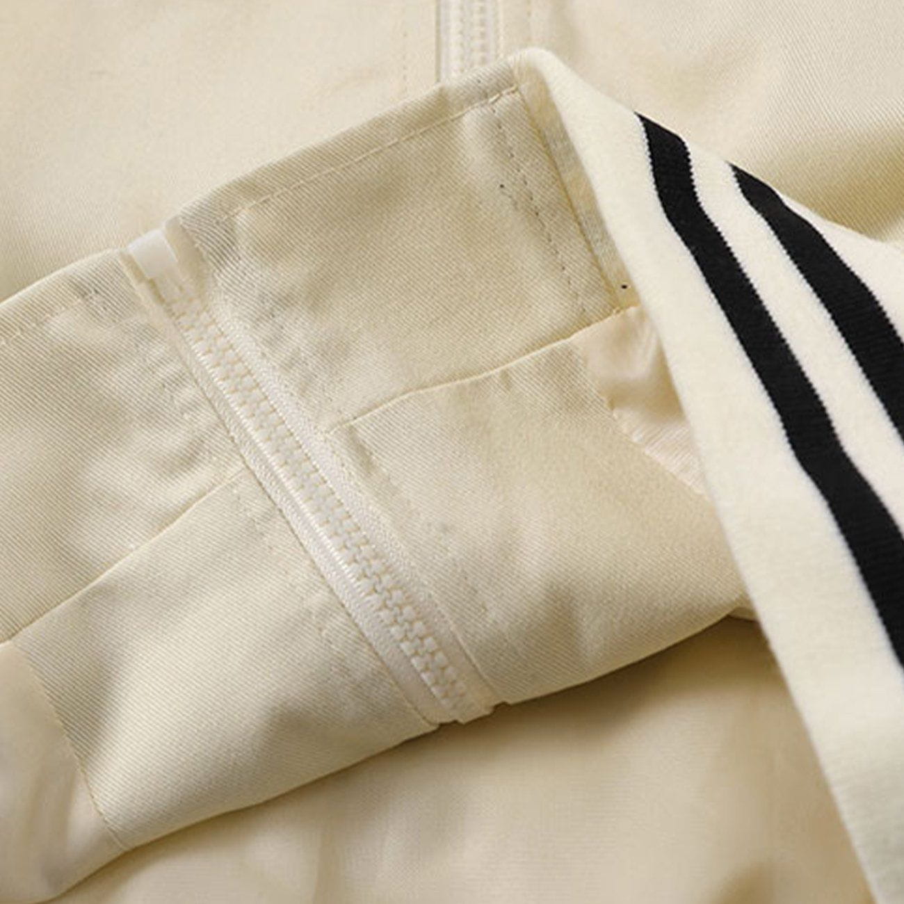 Print Stitching Winter Coat