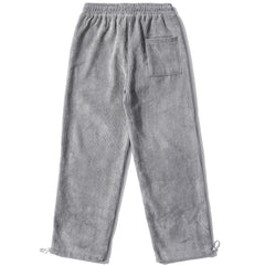 Pure Color Can Be Tied Corduroy Sweatpants