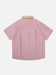 Rabbit Print Short Sleeve Shirt
