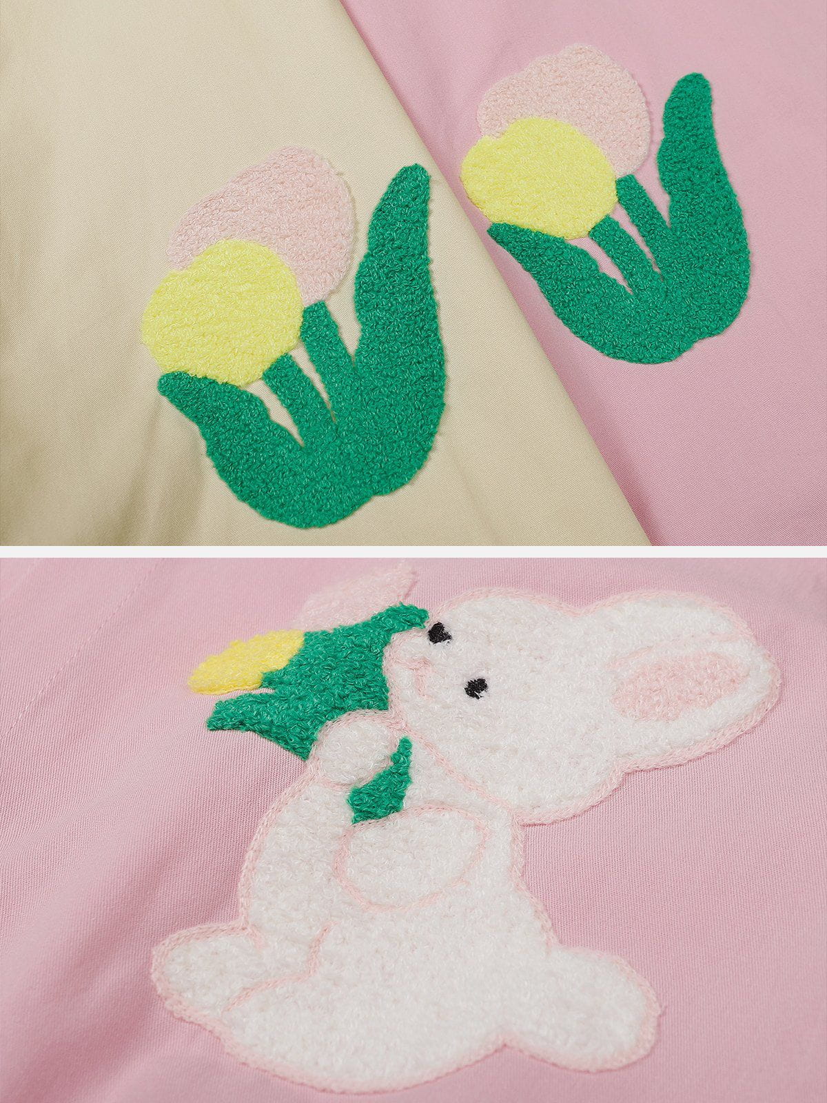 Rabbit Print Short Sleeve Shirt