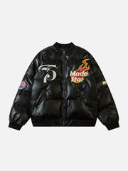 Racing Flame PU-Wintermantel