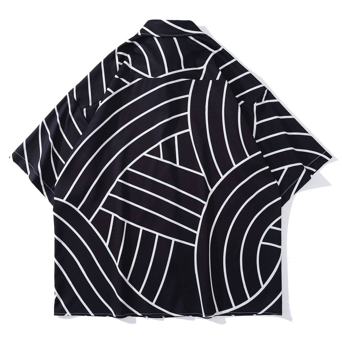 Random Stripe Short Sleeve Shirt
