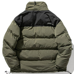 Retro Patchwork Wintermantel