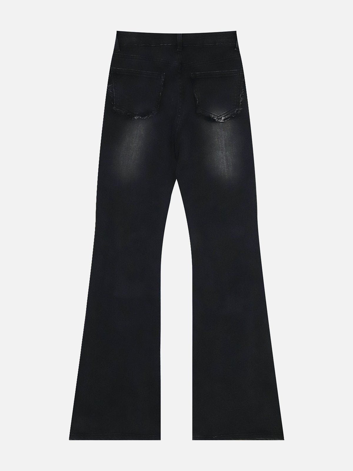 Rough Edge Flared Jeans