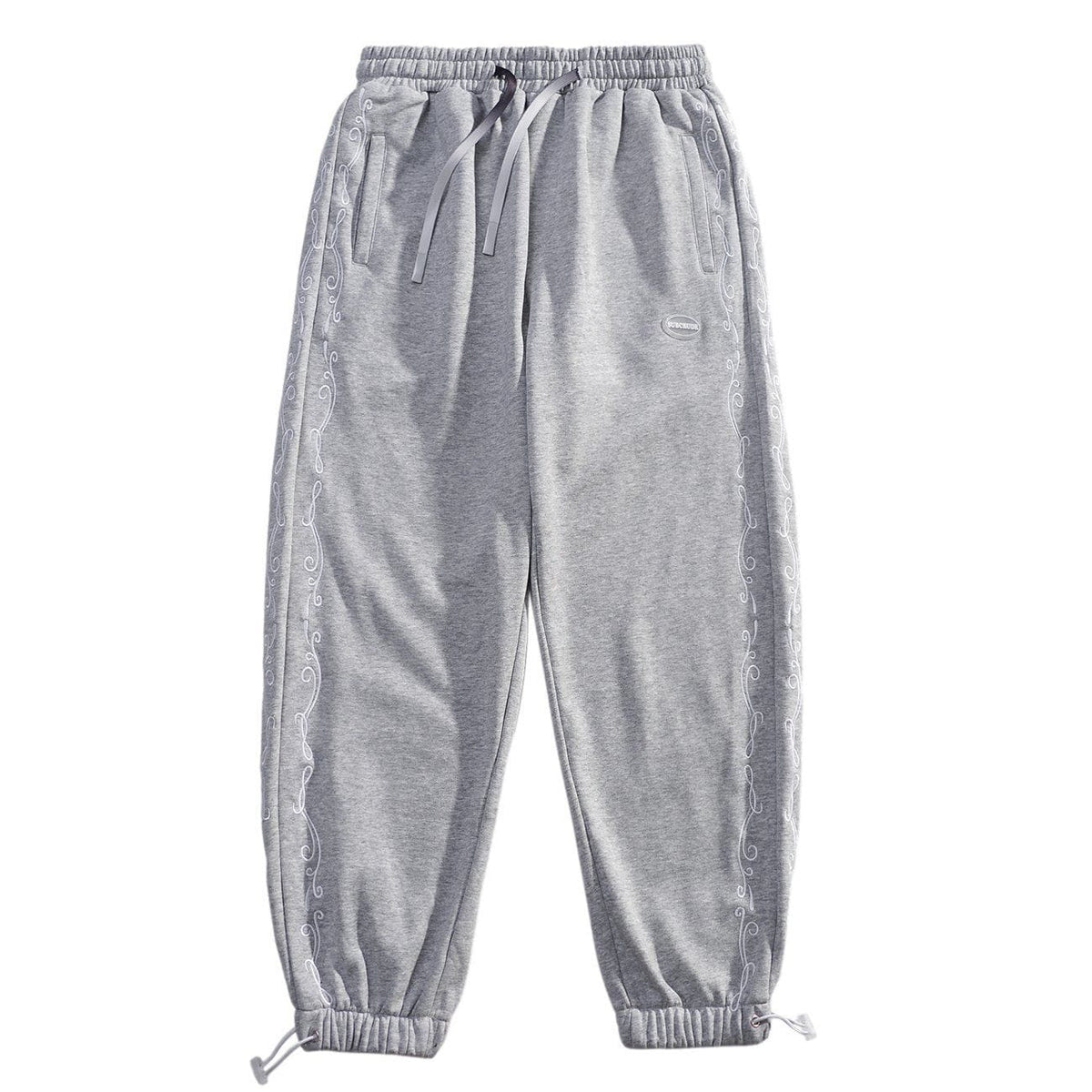 Side Bandana Print Drawstring Sweatpants