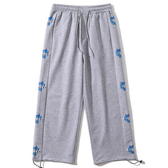 Side Letter Print Sweatpants