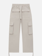 Side Pocket Drawstring Cargo Pants