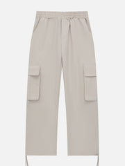 Side Pocket Drawstring Cargo Pants