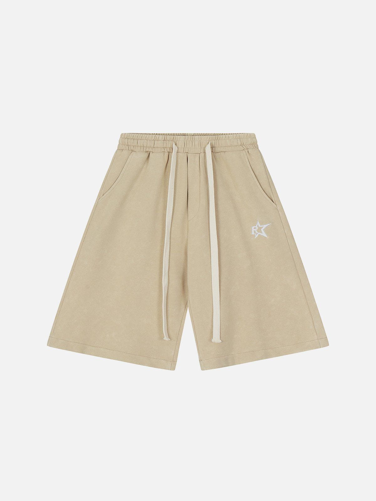 Side Stripe Washed Shorts