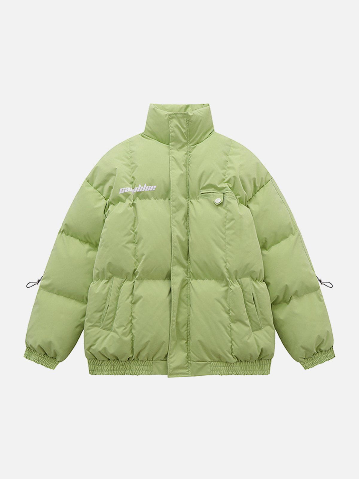 Schlichter Wintermantel mit Kordelzug