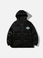 Wintermantel mit einfachem Erddruck