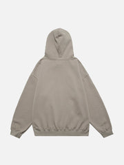 Simple Letter Print Hoodie