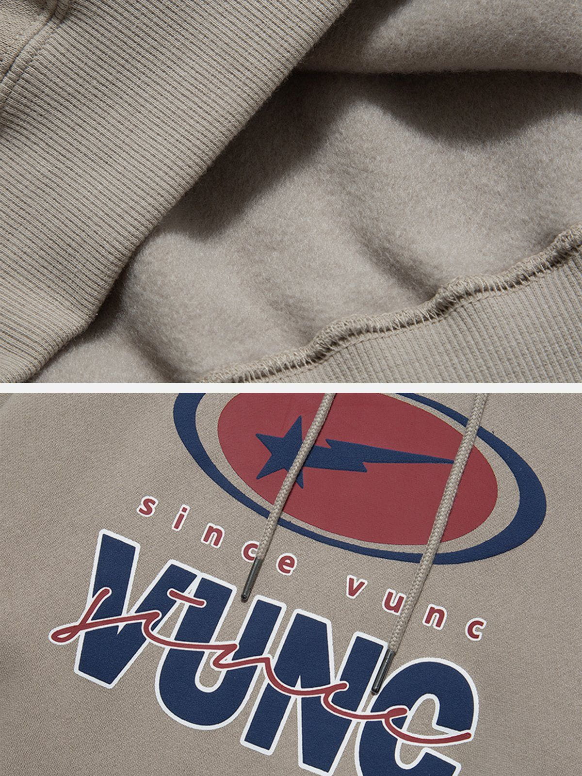 Simple Letter Print Hoodie