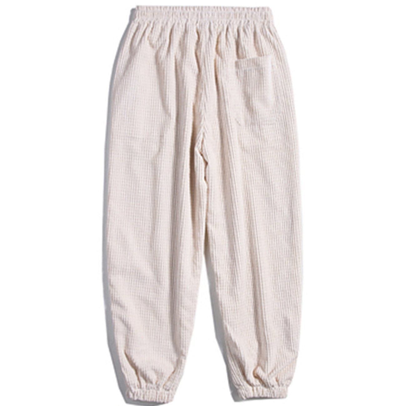 Simple Pure Color Corduroy Joggers