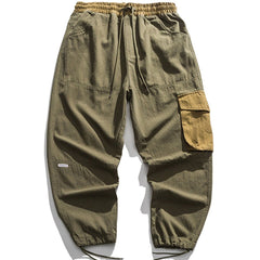 Solid Color Cargo Pants