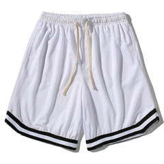 Solid Color Drawstring Shorts