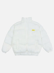 Solid Color Luminous Winter Coat