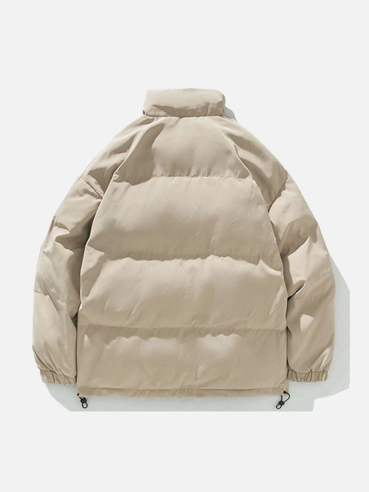 Solid Color Puffer Coat