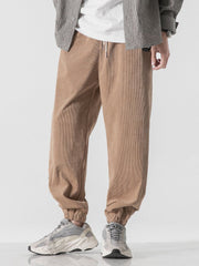 Solid Corduroy Sweatpants