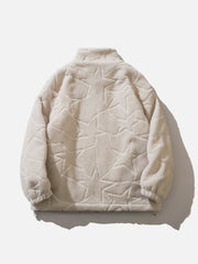 Wintermantel aus Wildleder in Uni