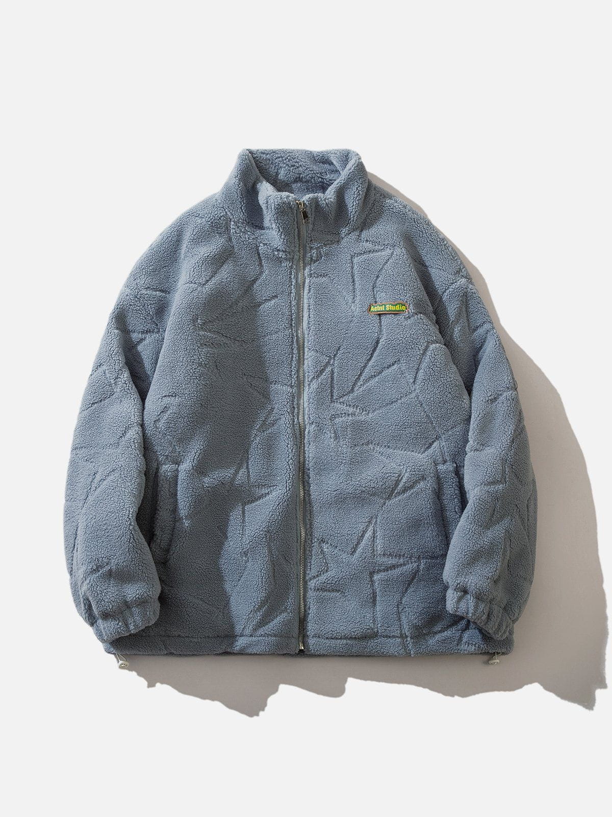 Wintermantel aus Wildleder in Uni