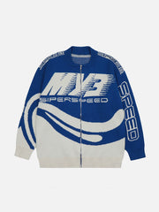 "SPEED" Racing Cardigan