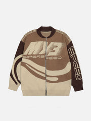 "SPEED" Racing Cardigan