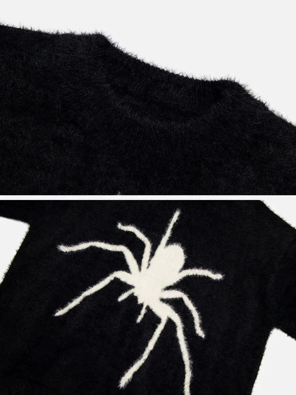 Spider Knit Mohair Sweater