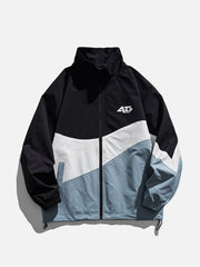 Jacke mit Kontrastspleiß 