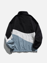 Jacke mit Kontrastspleiß 