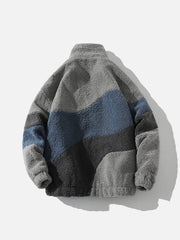 Splicing Contrast Sherpa Coat