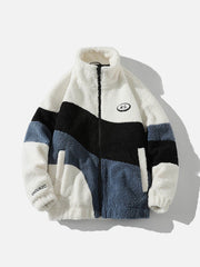 Splicing Contrast Sherpa Coat