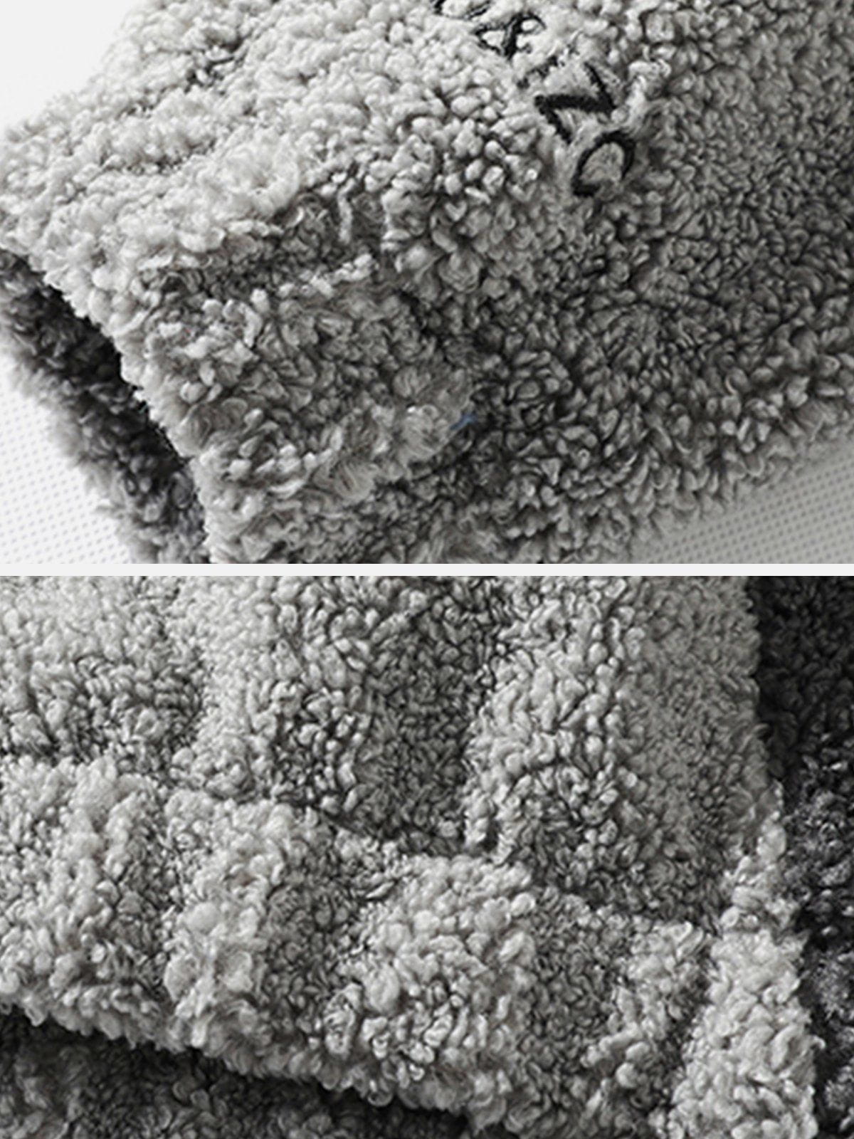 Splicing Contrast Sherpa Coat