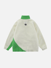 Sherpa-Mantel mit Sternenmuster