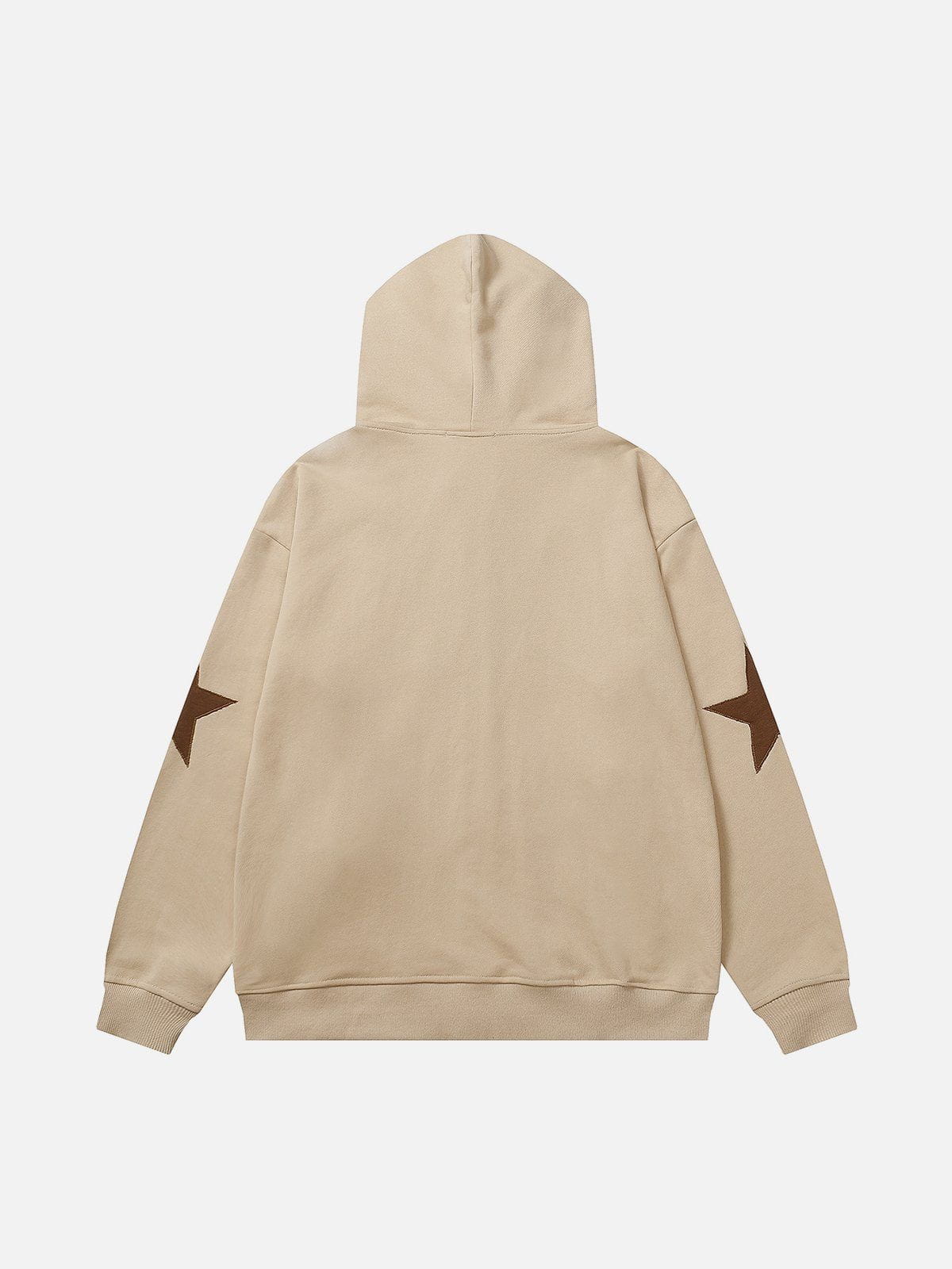 Star Graphic Print Hoodie
