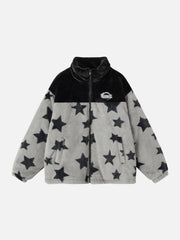 Sherpa-Wintermantel mit Stern-Panel