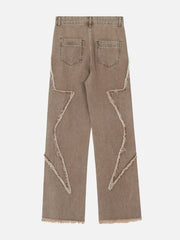 Star Patchwork Jeans