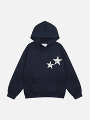Star Print Hoodie