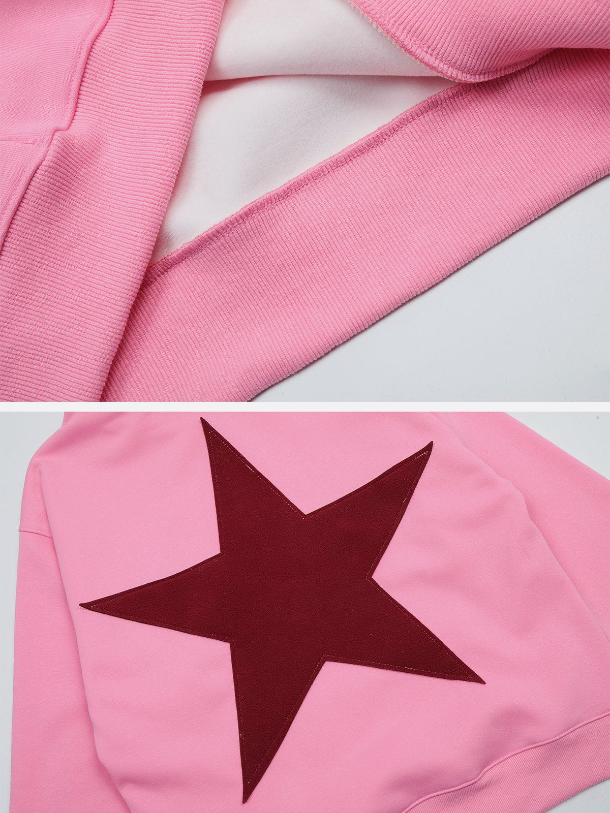 Star Print Hoodie