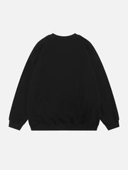 Star Terry Embroidered Sweatshirt