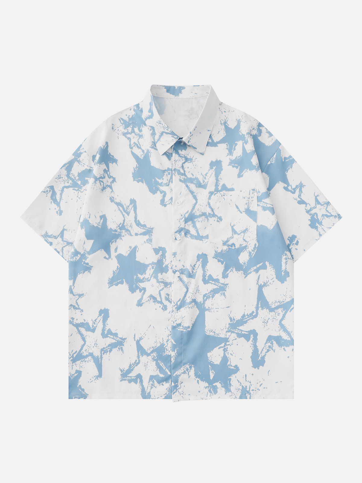 Stars Print Short Sleeve Shirts
