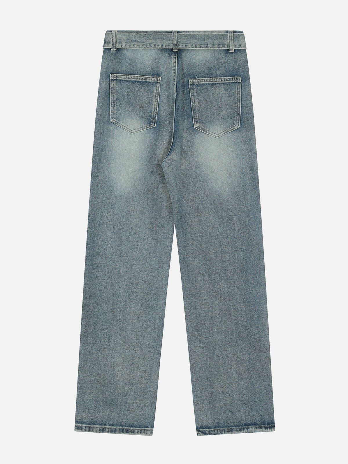 Strap Gradient Jeans
