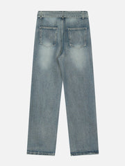 Strap Gradient Jeans