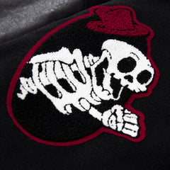 Streetwear Baseball Jacket Skateboard Skeleton