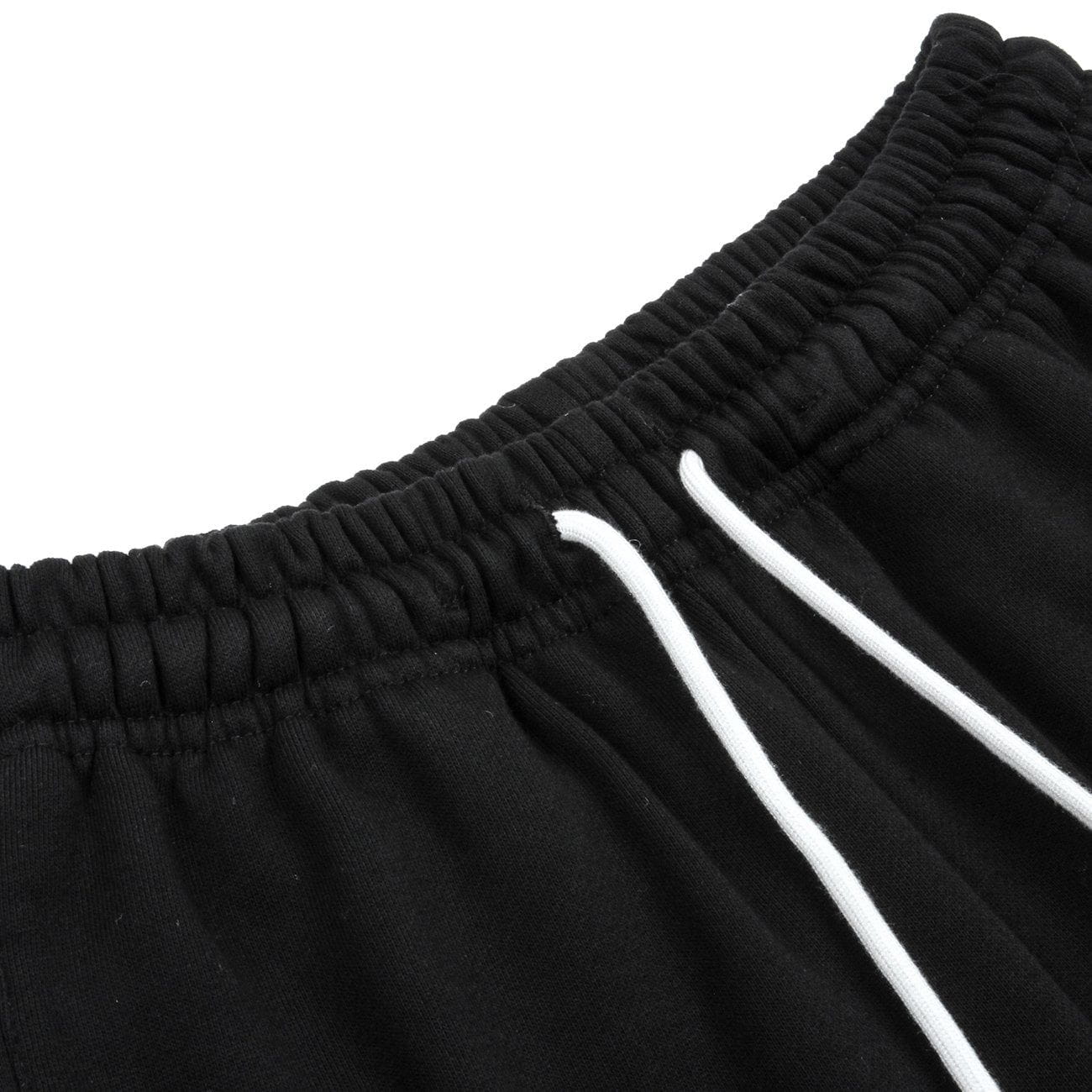 Stripe Embroidery Letter Shorts