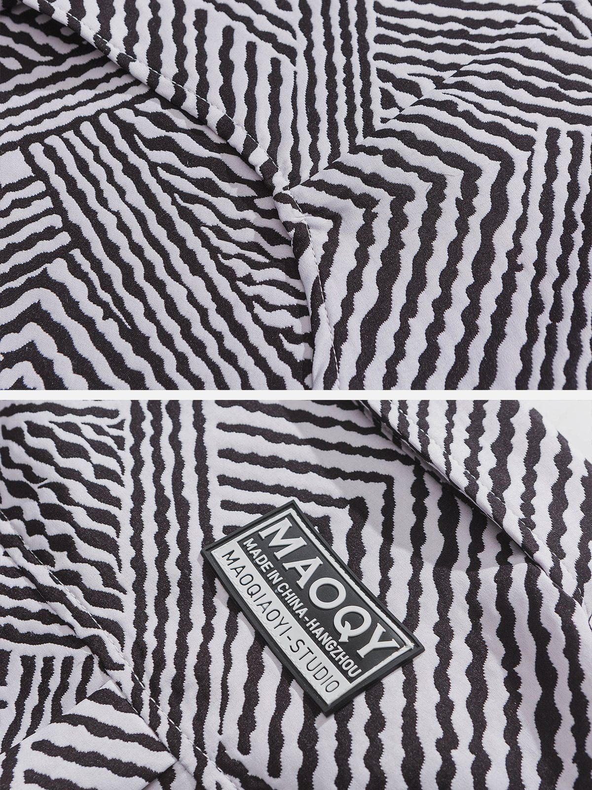 Stripe Long-Sleeved Shirt